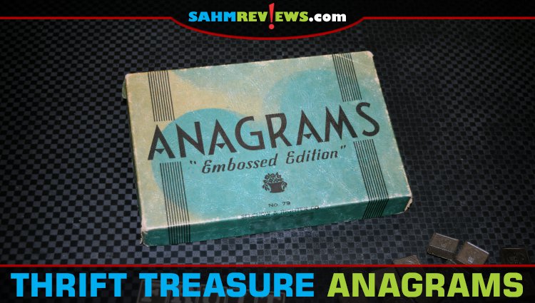 We've passed on Anagrams at thrift on many occasions. This time we found a deluxe Embossed Edition and finally added it to our collection! - SahmReviews.com