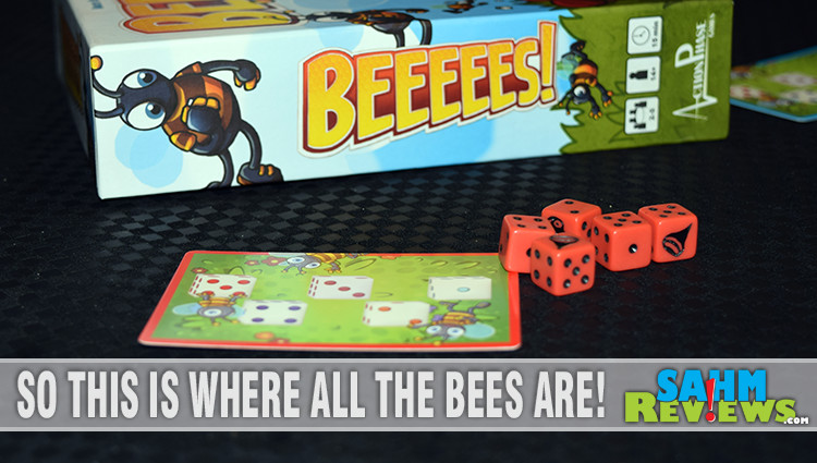 Sweeten your game shelf with Beeeees! dice game from Indie Boards and Cards. - SahmReviews.com