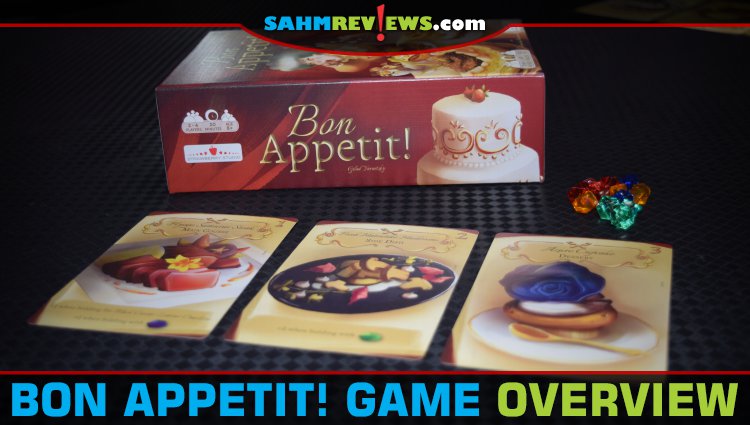 Strawberry Studio is serving up fun in Bon Appetit! auction game. Place your bids and try to get the best assortment of dishes - and points! - SahmReviews.com