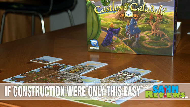 For when we find Castles of Mad King Ludwig a little too difficult to introduce to our non-gamer friends, Castles of Caladale fits the slot perfectly! - SahmReviews.com