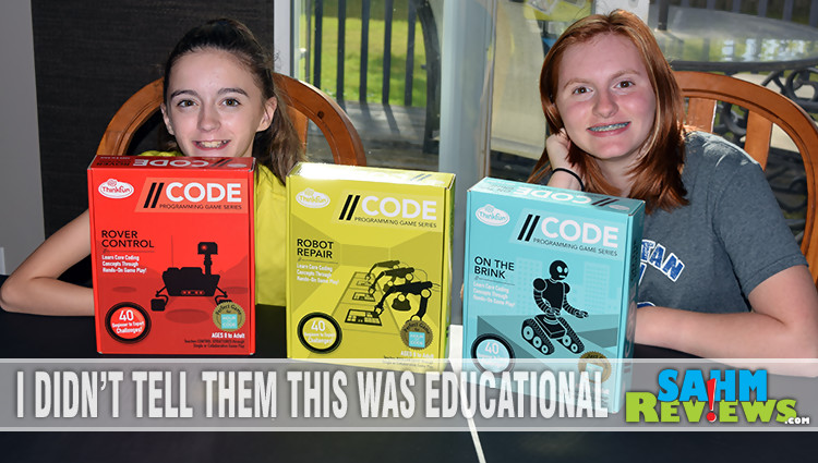 Just in time for back-to-school, ThinkFun's new line of CODE Programming Game Series is perfect if you're participating in this year's Hour of Code! - SahmReviews.com