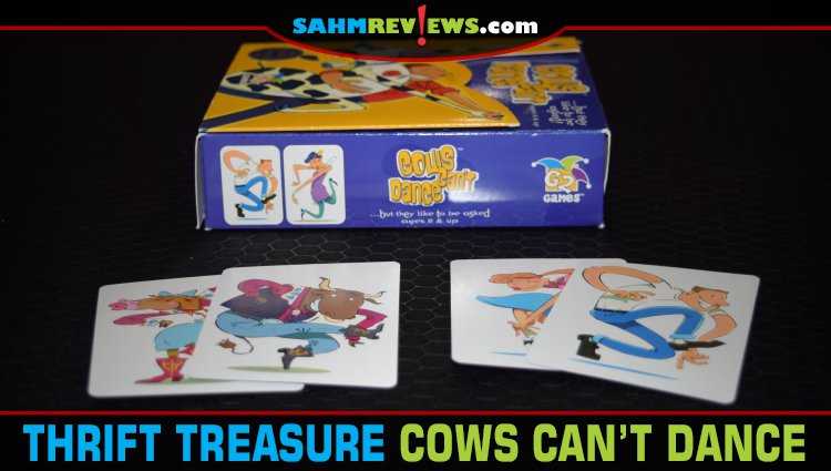 We're in Iowa, so we can testify that cows certainly can dance. This card game, Cows Can't Dance, claims otherwise. It's this week's thrift! - SahmReviews.com