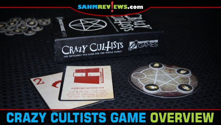 Be the first to summon The Dark One in Crazy Cultists by Rocket House Games. This inexpensive card game supports up to six players! - SahmReviews.com