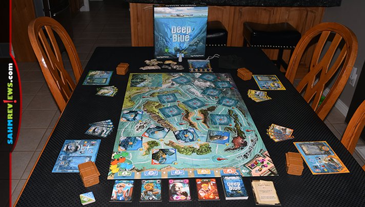 If you've ever dreamt of diving for treasure, have we got the game for you! You'll want to hold your breath for Deep Blue by Days of Wonder / Asmodee! - SahmReviews.com