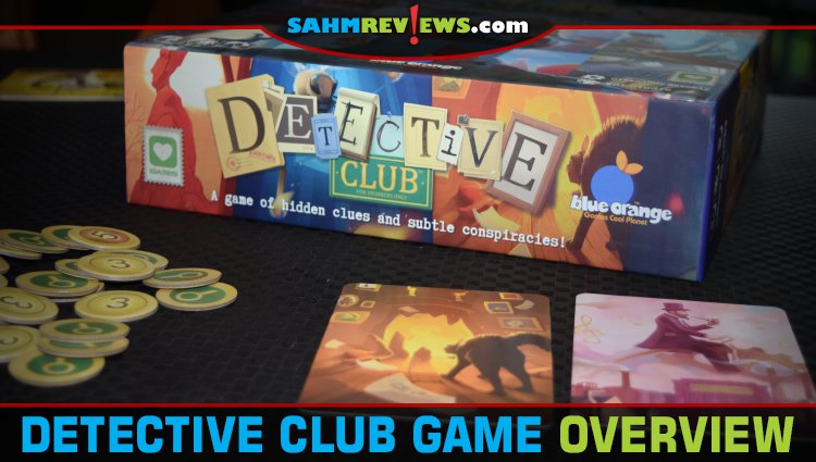 Use your skills of deduction to flush out the Conspirator and earn a spot in the Detective Club in this social party game from Blue Orange Games. - SahmReviews.com