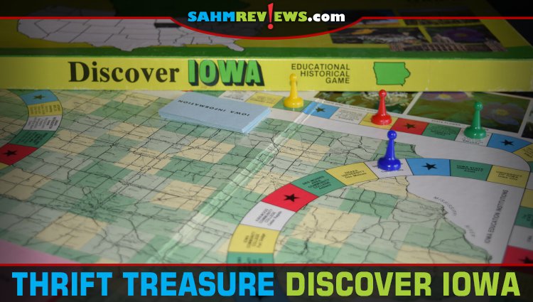 This makes two weeks in a row we couldn't resist an educational game at thrift. Since Discover Iowa was about our state, we couldn't pass it up! - SahmReviews.com