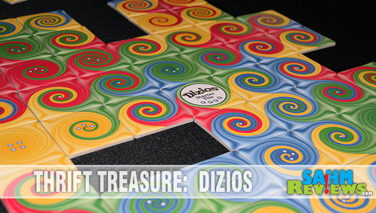 Advertised as A New Twist on Dominoes, would this week's Thrift Treasure live up to its claim? Find out what we thought of Mindware's Dizios! - SahmReviews.com