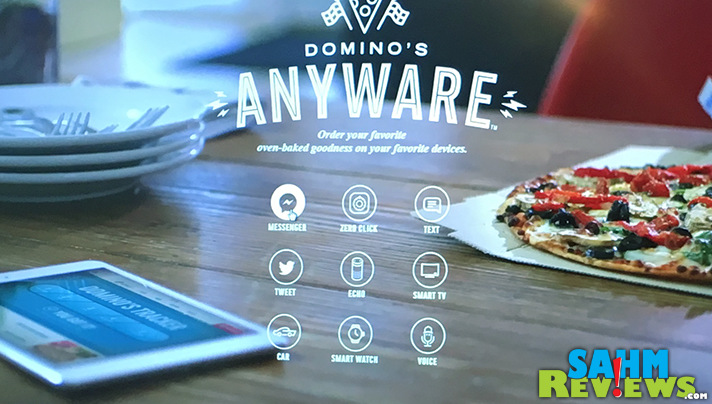 Domino's Anyware and technology have made ordering pizza ridiculously easy. - SahmReviews.com