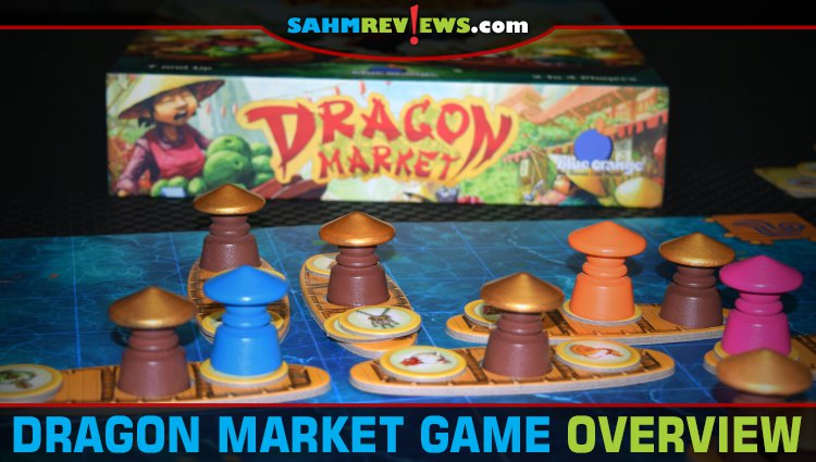 Combine luck with puzzle skills to jump from boat to boat collecting treasures for the princess in Dragon Market from Blue Orange Games. - SahmReviews.com