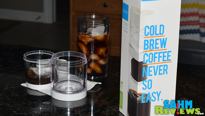 You don't need to go to the coffee shop. Use the Dripo cold brew coffee maker to make it at home! - SahmReviews.com