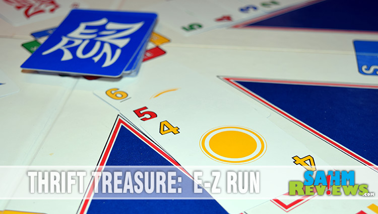 It's a little like a 4-player version of solitaire. This week's Thrift Treasure is the 80's game E-Z Run by Metatron International! - SahmReviews.com