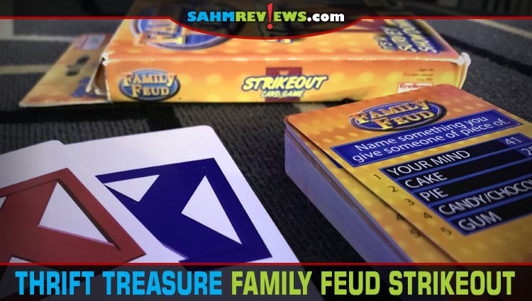 I haven't watched Family Feud in decades. That didn't stop me from picking up this Strikeout card game at thrift - even if it was incomplete! - SahmReviews.com