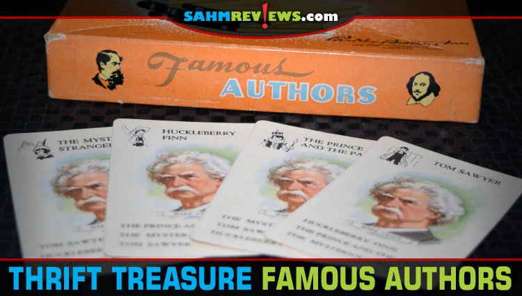 Famous Authors is one of the very first card games I ever played. In fact, I had forgotten about it until I found this copy at thrift! Have you ever played? - SahmReviews.com