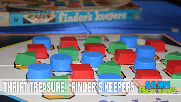 It's both a memory game and one that teaches basic addition using coins. Finder's Keepers by Milton Bradley was this week's Thrift Treasure find! - SahmReviews.com