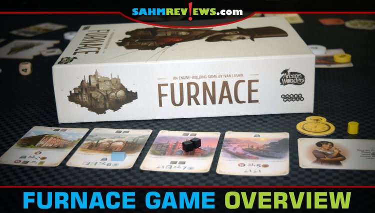 Furnace is an engine-builder game from Arcane Wonders with rules to accommodate both novice and advances players. - SahmReviews.com