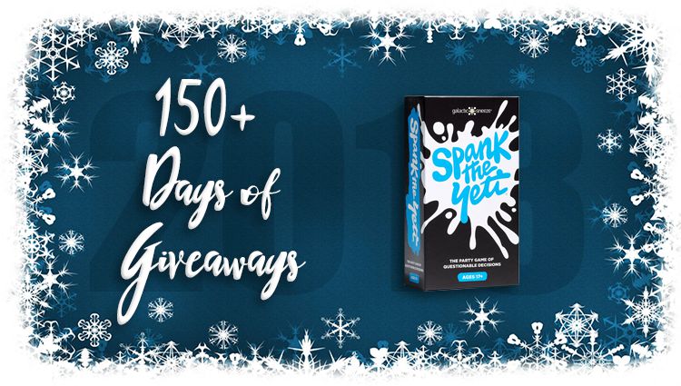 In conjunction with our holiday gift guides filled with gift ideas for everyone on your list, we're having a mega giveaway with over 150 days of prizes!