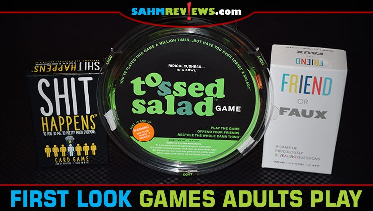 We love all kinds of games, including those that you wouldn't dare play with your kids. Today we take a look at the new lineup by Games Adults Play! - SahmReviews.com