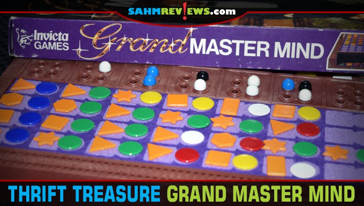 Master Mind was one of my favorite games growing up. I had never tried Grand Master Mind until we found a copy at thrift. Wow, it's tough! - SahmReviews.com