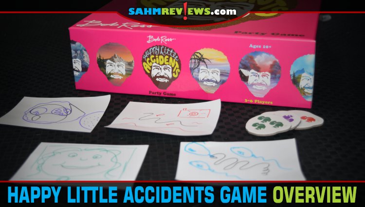 If you've seen an episode of The Joy of Painting, you'll want the Happy Little Accidents game. You will summon your inner-Bob by turning doodles into art! - SahmReviews.com