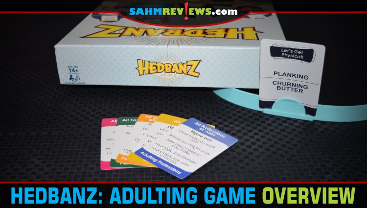 We consider Hedbanz by Spin Master to be a modern classic game. Their new Hedbanz: Adulting version really has those millennials guessing! - SahmReviews.com