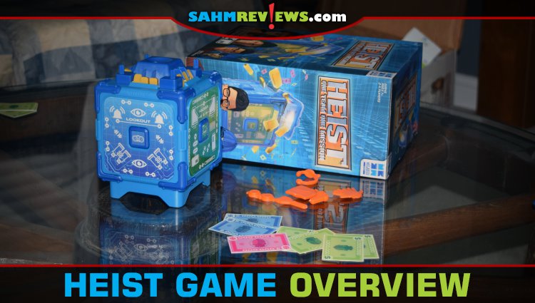 Gather your crew and attempt the perfect robbery as you try to steal the gold in Heist: One Team One Mission from University Games. You have 5 minutes. GO! - SahmReviews.com