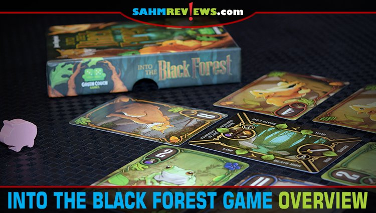 Most trick-taking card games have one objecting. Into the Black Forest has four goals each hand! Check out this brand new Green Couch Games title! - SahmReviews.com