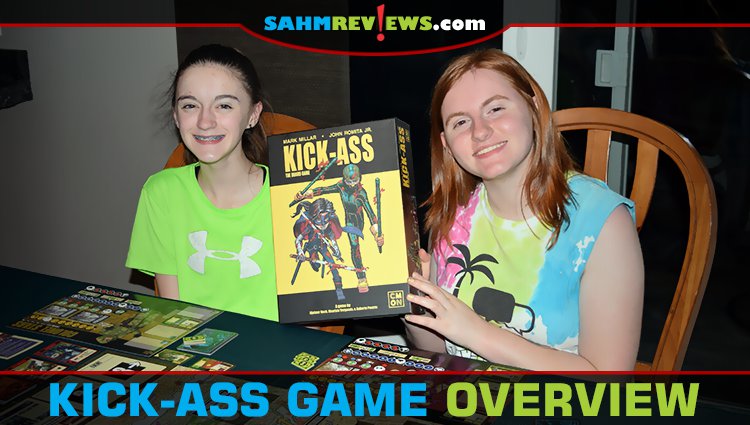 We've never found a cooperative game we didn't like. And Kick-Ass by CMON doesn't require one of us to be the bad guy! We'll win or lose together! - SahmReviews.com