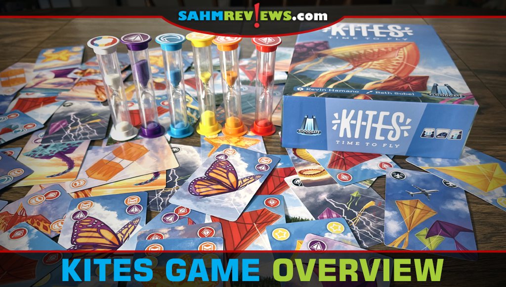 Everyone is engaged in Kites, a cooperative speed game from Floodgate Games - SahmReviews.com