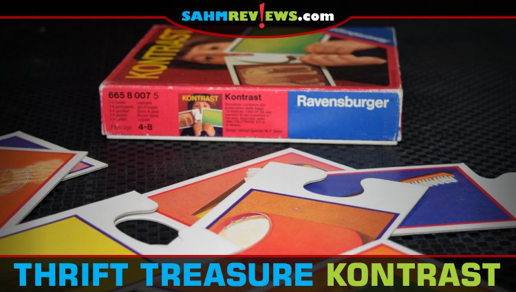 Finding like items is easy. Finding exact opposites is what you have to do in Kontrast by Ravensburger. Its this week's Thrift Treasure find! - SahmReviews.com