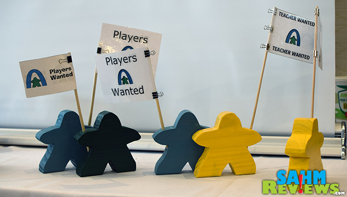 Want someone to join you for a game? Let the Meeple advertise for you! - SahmReviews.com