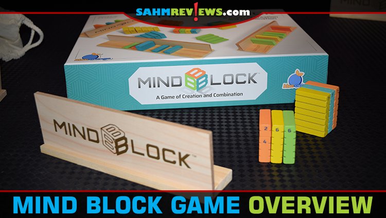 Think of it as a modern version of Rummy. Mind Block by Blue Orange Games does away with cards in favor of stackable wooden blocks! - SahmReviews.com