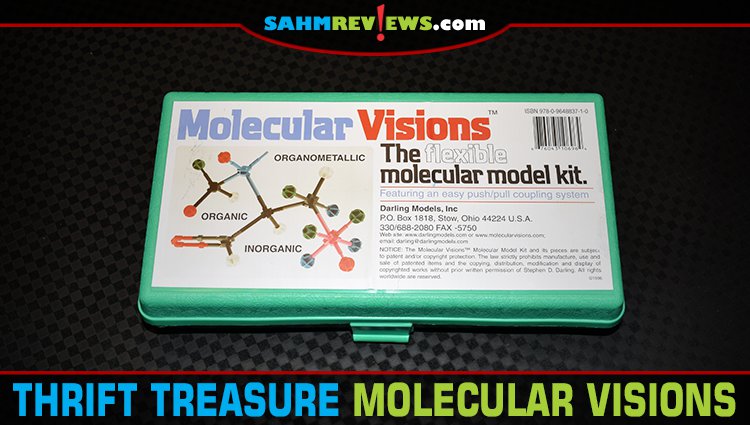 This week's Thrift Treasure isn't a game, but still a great learning tool. We found a like-new copy of Molecular Visions that should help in Chemistry class! - SahmReviews.com