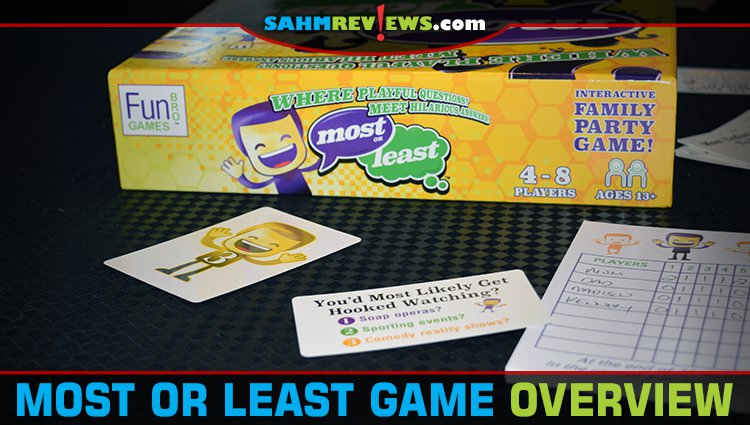 We picked Most or Least off the shelf to play because it supports a larger number of players and can be enjoyed by all ages. But was it fun? - SahmReviews.com