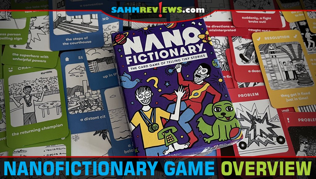 Nanofictionary story telling card game from Looney Labs - SahmReviews.com