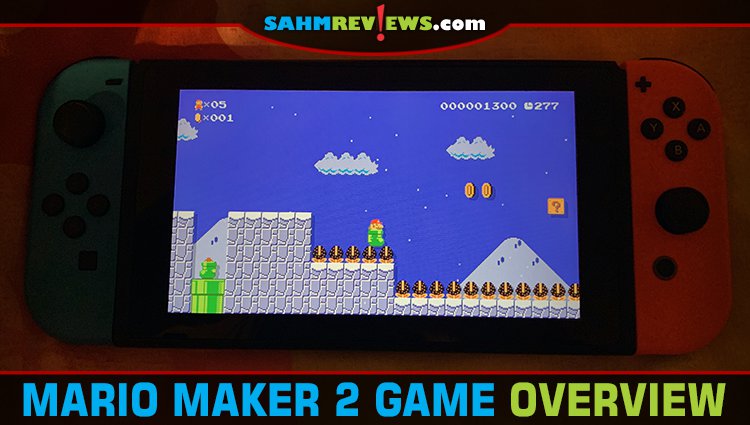 Build your own Mario levels using Super Mario Maker 2 for the Nintendo Switch. - SahmReviews.com