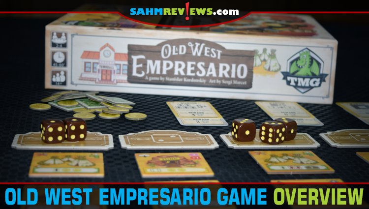 Our Shelf of Shame is one game lighter now that we finally got Old West Empresario by Tasty Minstrel Games to the table. We should have played it sooner! - SahmReviews.com