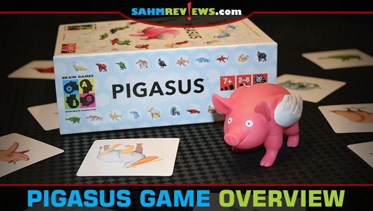 You may not see oddly matched creatures in real life, but you'll want to be quick to spot the matches in Pigasus from Brain Games Publishing! - SahmReviews.com