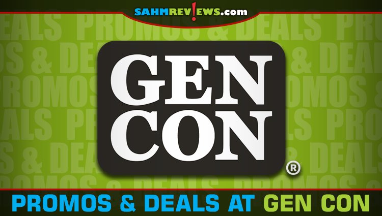 Want the details on all the great promotions and deals at Gen Con 2019? We've got the scoop on all of them at SahmReviews.com!