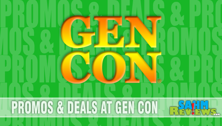 Want the details on all the great promotions and deals at Gen Con 2018? We've got the scoop on all of them at SahmReviews.com!