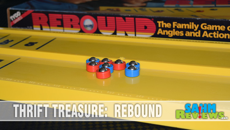 Another toy/game from our youth! This copy of Rebound by Tyco was sitting at our Goodwill just waiting for us to find it. Cleaned it up nicely and works as good as new! - SahmReviews.com