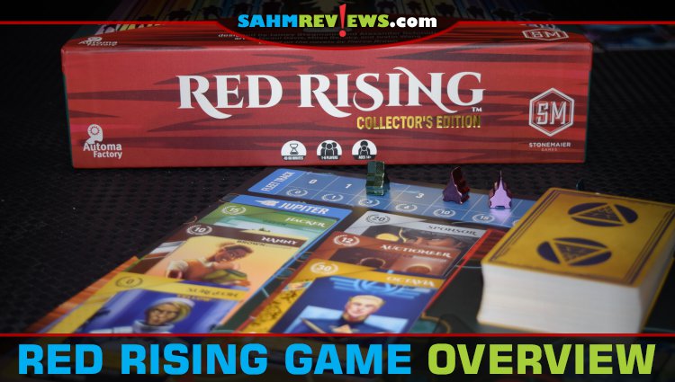 Based on the popular novels from Pierce Brown, Red Rising is a strategic card game published by Stonemaier Games. - SahmReviews.com