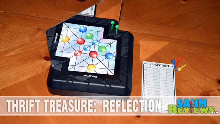 This week's Thrift Treasure utilizes a mirror in the game play! Find out why and how it is implemented in the puzzle game of Reflection! - SahmReviews.com