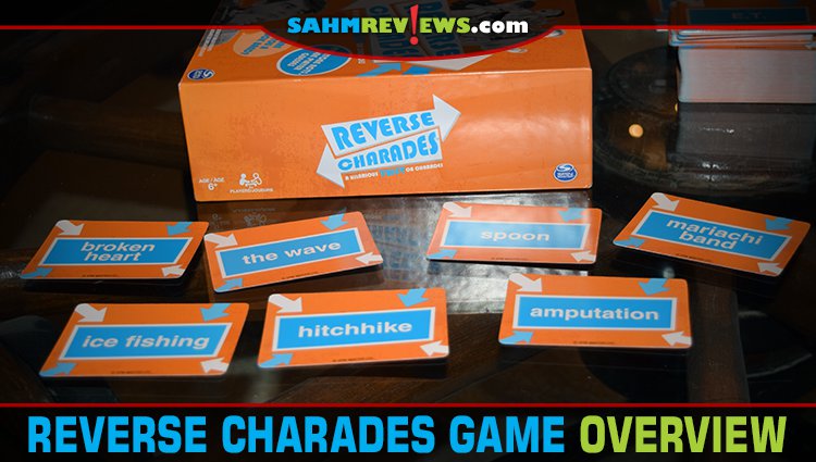 We're sure you've played Charades before. But have you ever played where there is only one guesser and the rest act it out? That's Reverse Charades! - SahmReviews.com