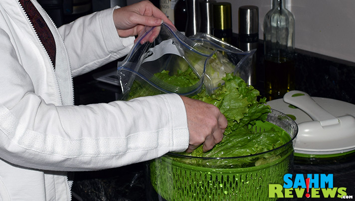 With produce stored in Rubbermaid FreshWorks containers, we can make Sweet Bacon and Mustard Spinach Salad more often! Delicious warm bacon dressing! - SahmReviews.com