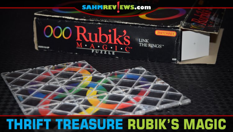 Rubik's Magic Puzzle was on my wantlist when I was still in high school. We're excited to find an original copy at thrift this week! - SahmReviews.com