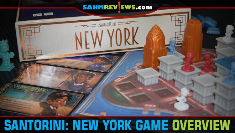 Santorini: New York by Spin Master is an American take on the original award-winning abstract, Santorini. The small changes they made makes the game better! - SahmReviews.com