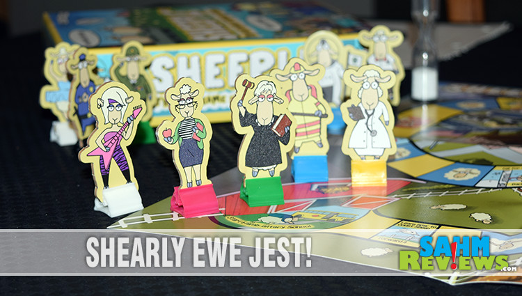 In Sheeple board game, think like the flock as you work toward being the first to get to the ewe-niversity. - SahmReviews.com