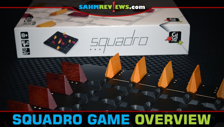 It's the latest in their long line of wooden abstract games. Squadro by Gigamic pit you against an opponent vying to fly your ships back and forth! - SahmReviews.com