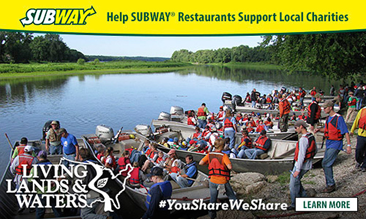 SUBWAY® Restaurants support Living Lands and Waters. - SahmReviews.com #YouShareWeShare