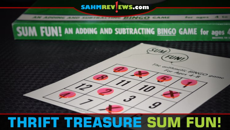 Sum Fun! isn't in the BGG database (yet), so it was a shoo-in to be our next Thrift Treasure feature. Do you like a little math with your games? - SahmReviews.com